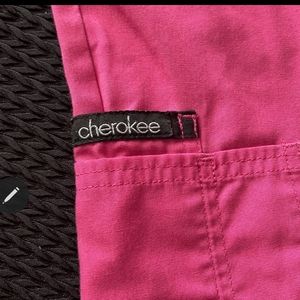 Pink Cherokee Flex Scrub Pants